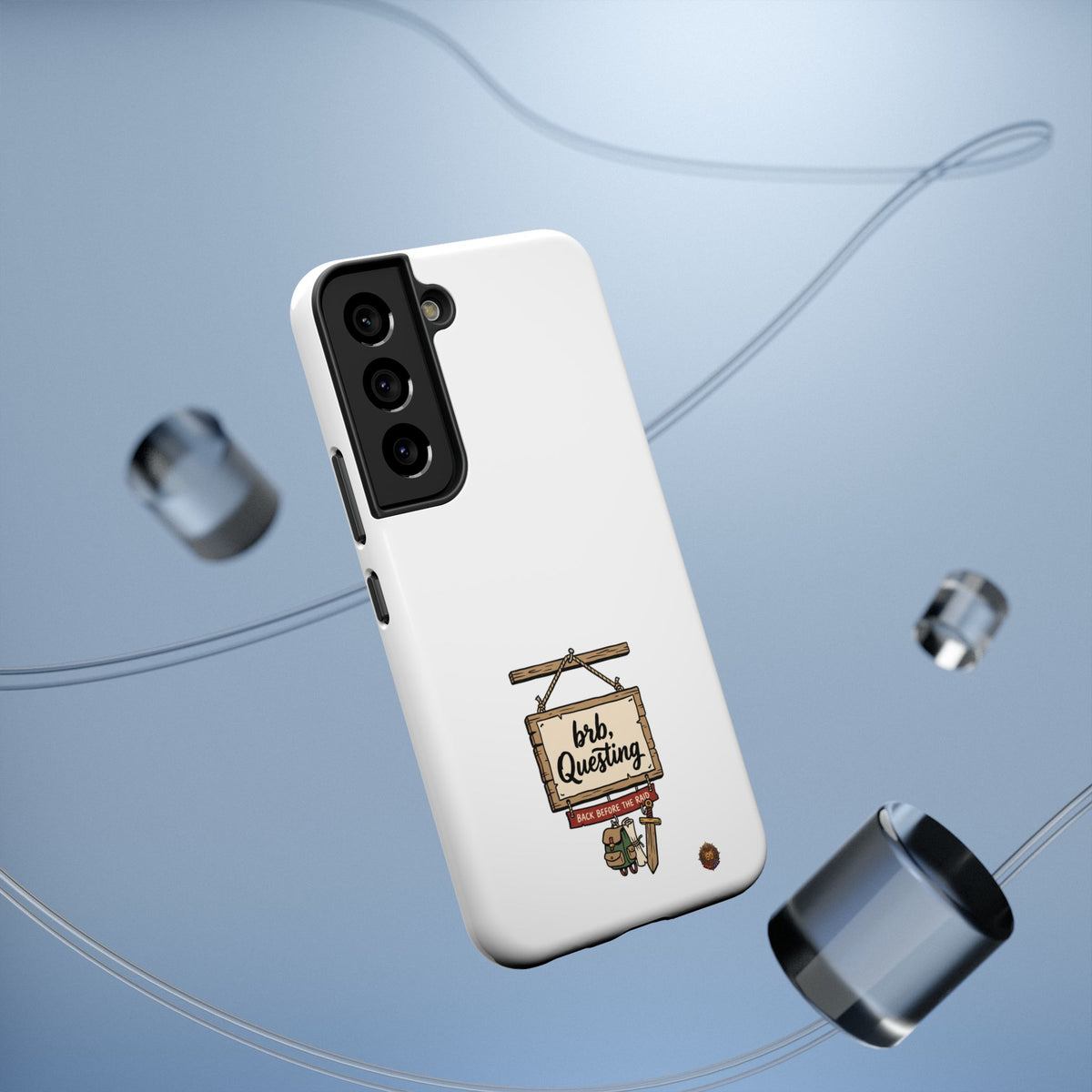 brb, Questing – Phone Case