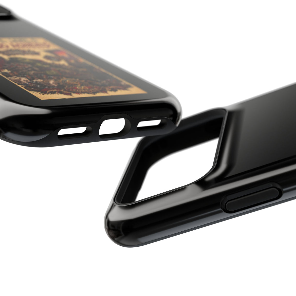 Phone Case — 'Social Life: Level 0 — Level 60 Achieved (Skull Banner)' Heavy-Duty Impact-Resistant Phone Case