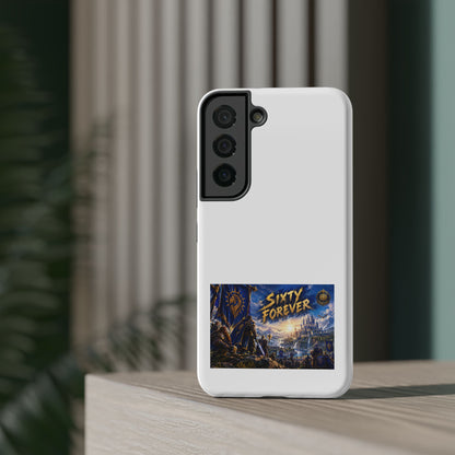 Sixty Forever – Blue Banner – Phone Case