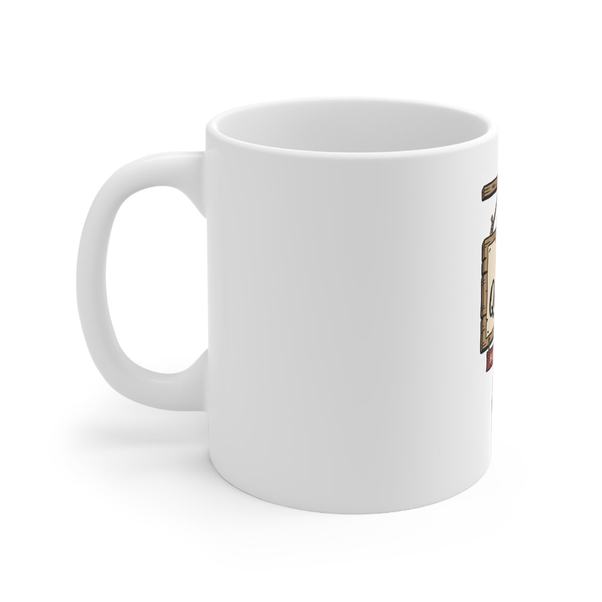 brb, Questing – White Mug (11oz)