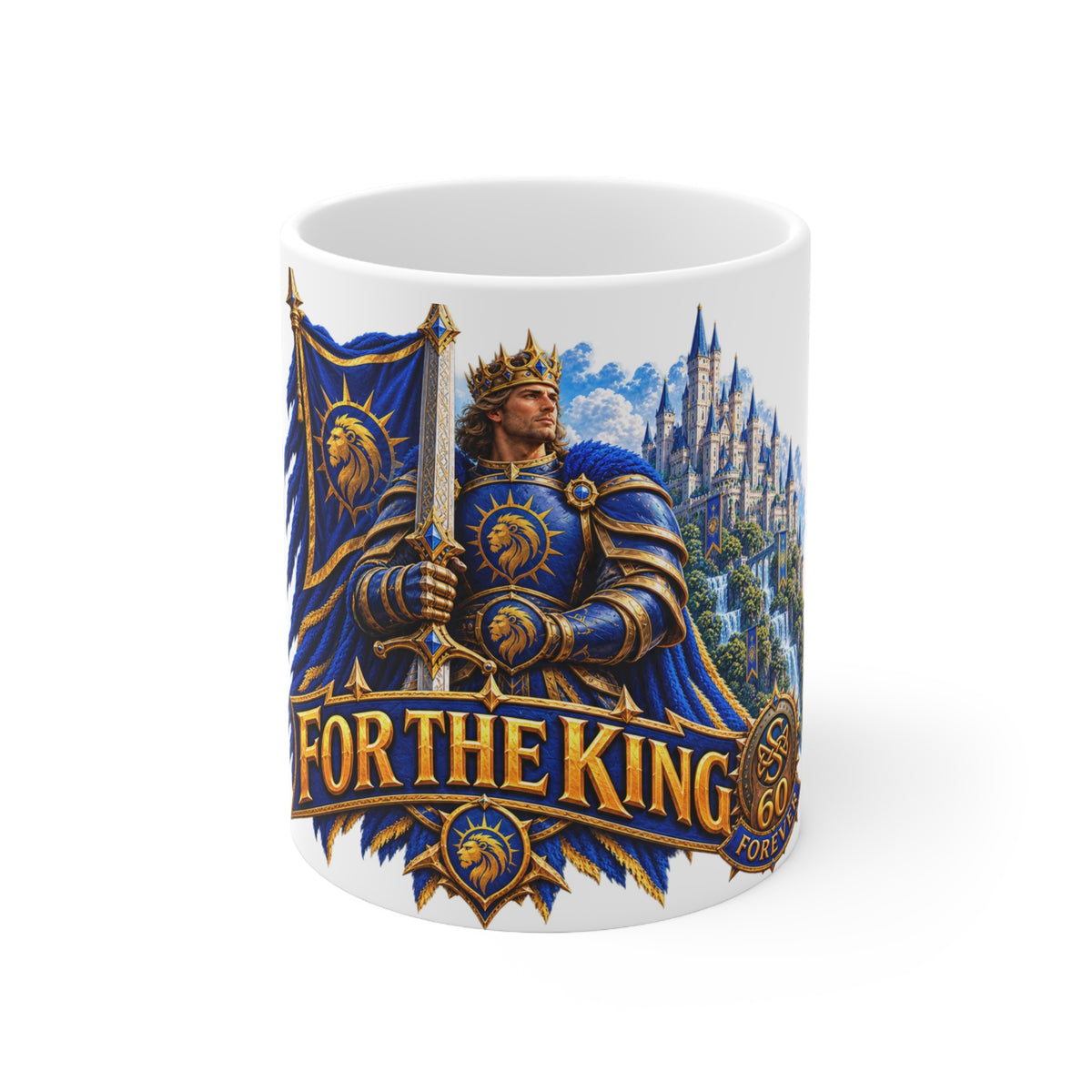 For The King – White Mug (11oz)