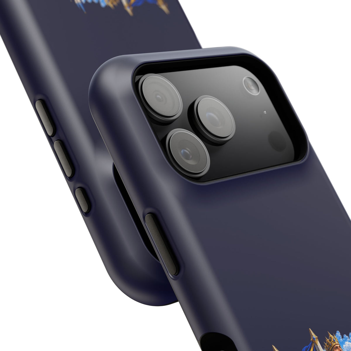 Phone Case — 'For The King' Banner Heavy-Duty Impact-Resistant Phone Case