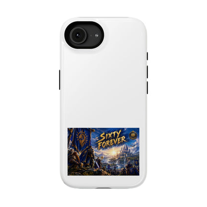 Sixty Forever – Blue Banner – Phone Case