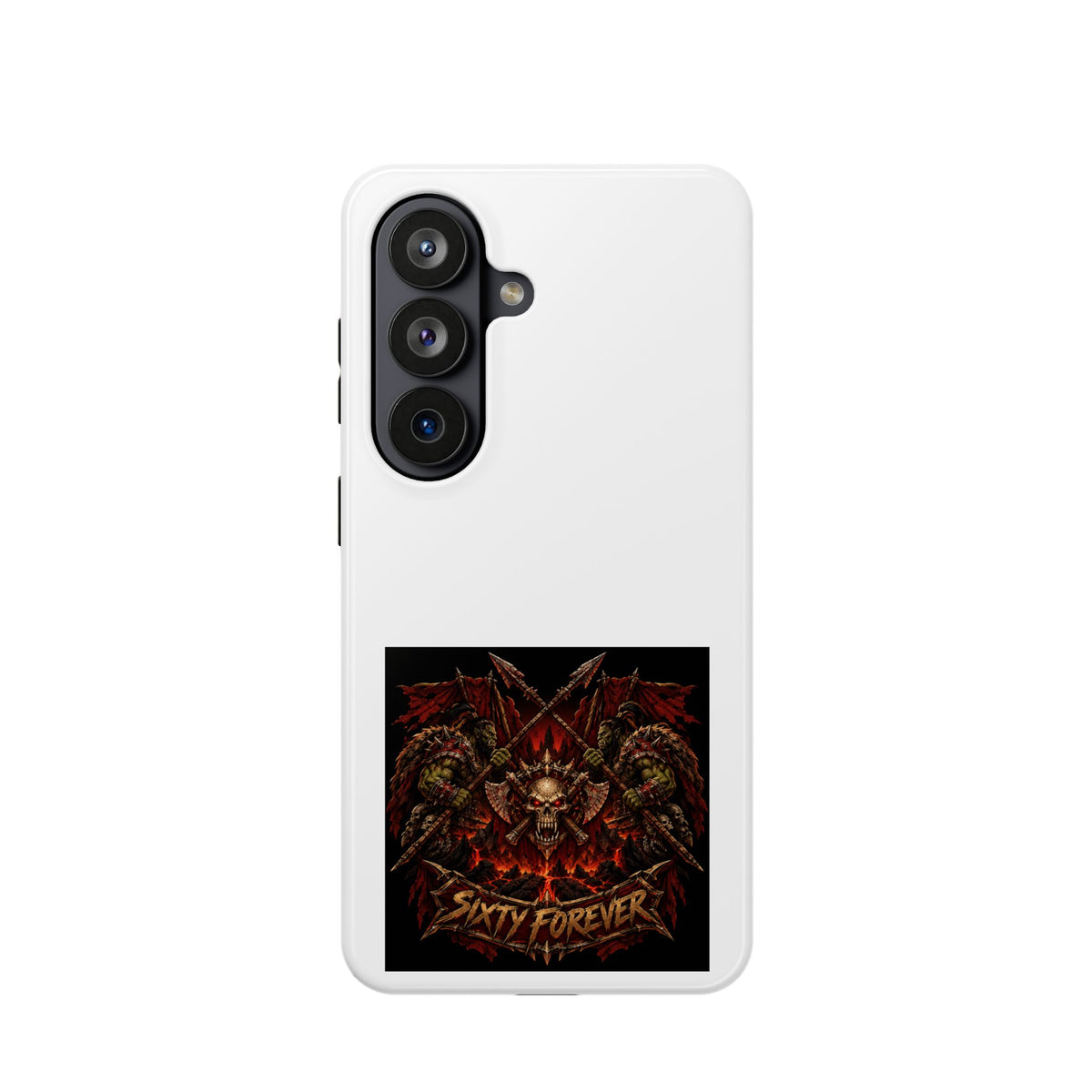 Sixty Forever – Skull & Axes – Phone Case