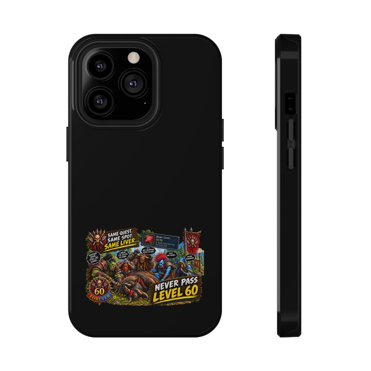 Phone Case — 'Same Quest, Same Spot' Heavy-Duty Impact-Resistant Phone Case