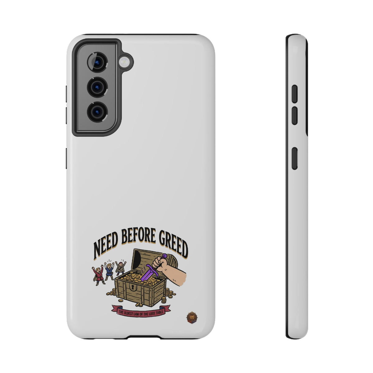 Phone Case — 'Need Before Greed' Heavy-Duty Impact-Resistant Phone Case
