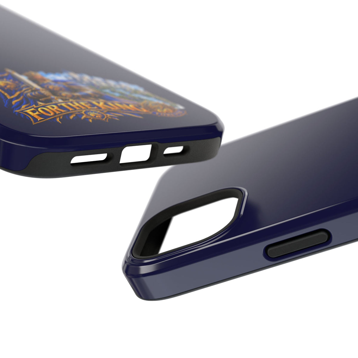 Phone Case — 'For The King' Banner Heavy-Duty Impact-Resistant Phone Case