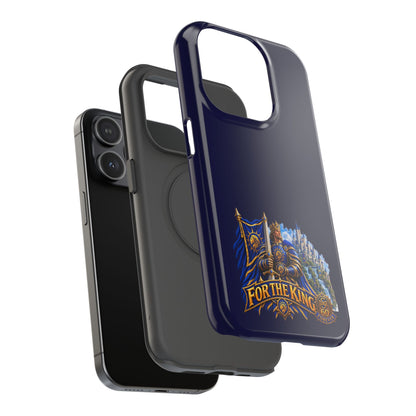 Phone Case — 'For The King' Banner Heavy-Duty Impact-Resistant Phone Case