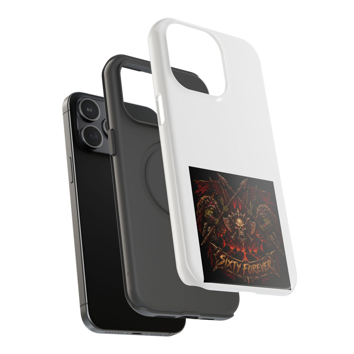 Sixty Forever – Skull & Axes – Phone Case