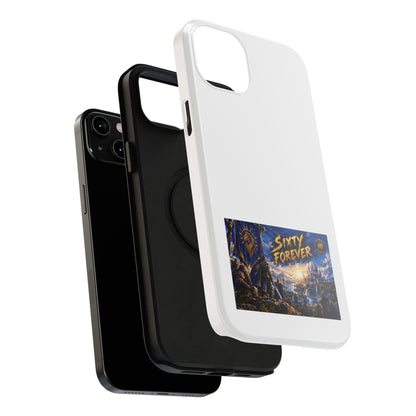Sixty Forever – Blue Banner – Phone Case