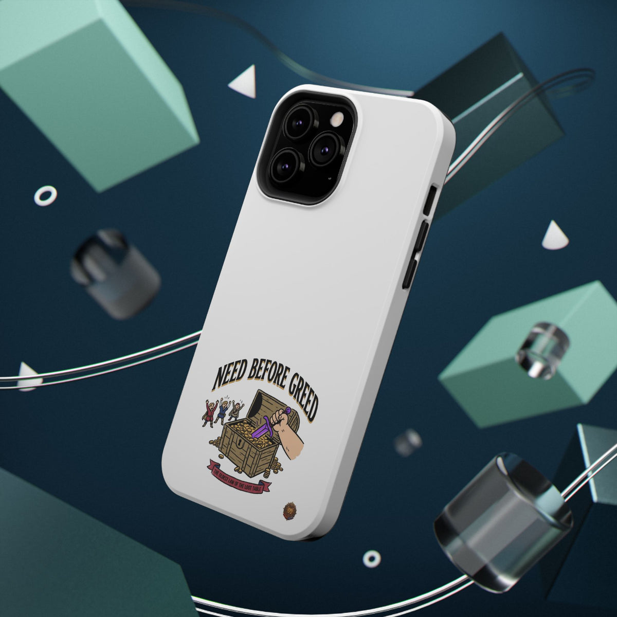 Phone Case — 'Need Before Greed' Heavy-Duty Impact-Resistant Phone Case