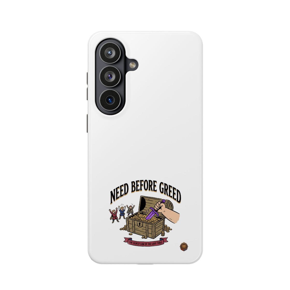 Phone Case — 'Need Before Greed' Heavy-Duty Impact-Resistant Phone Case
