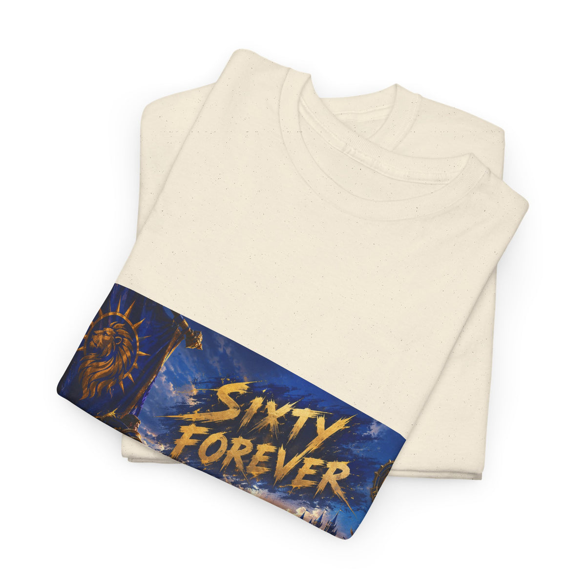 Sixty Forever – Blue Banner – T-Shirt
