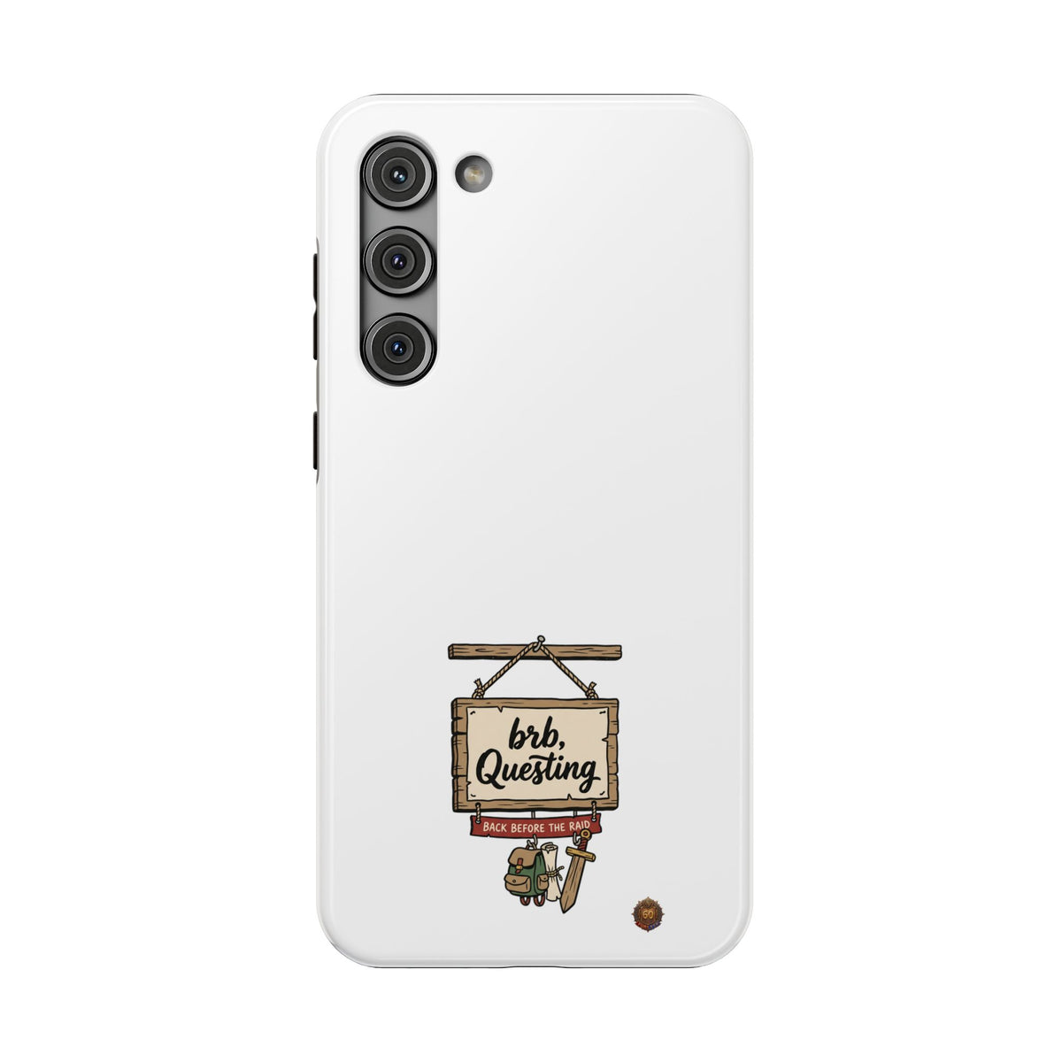 brb, Questing – Phone Case