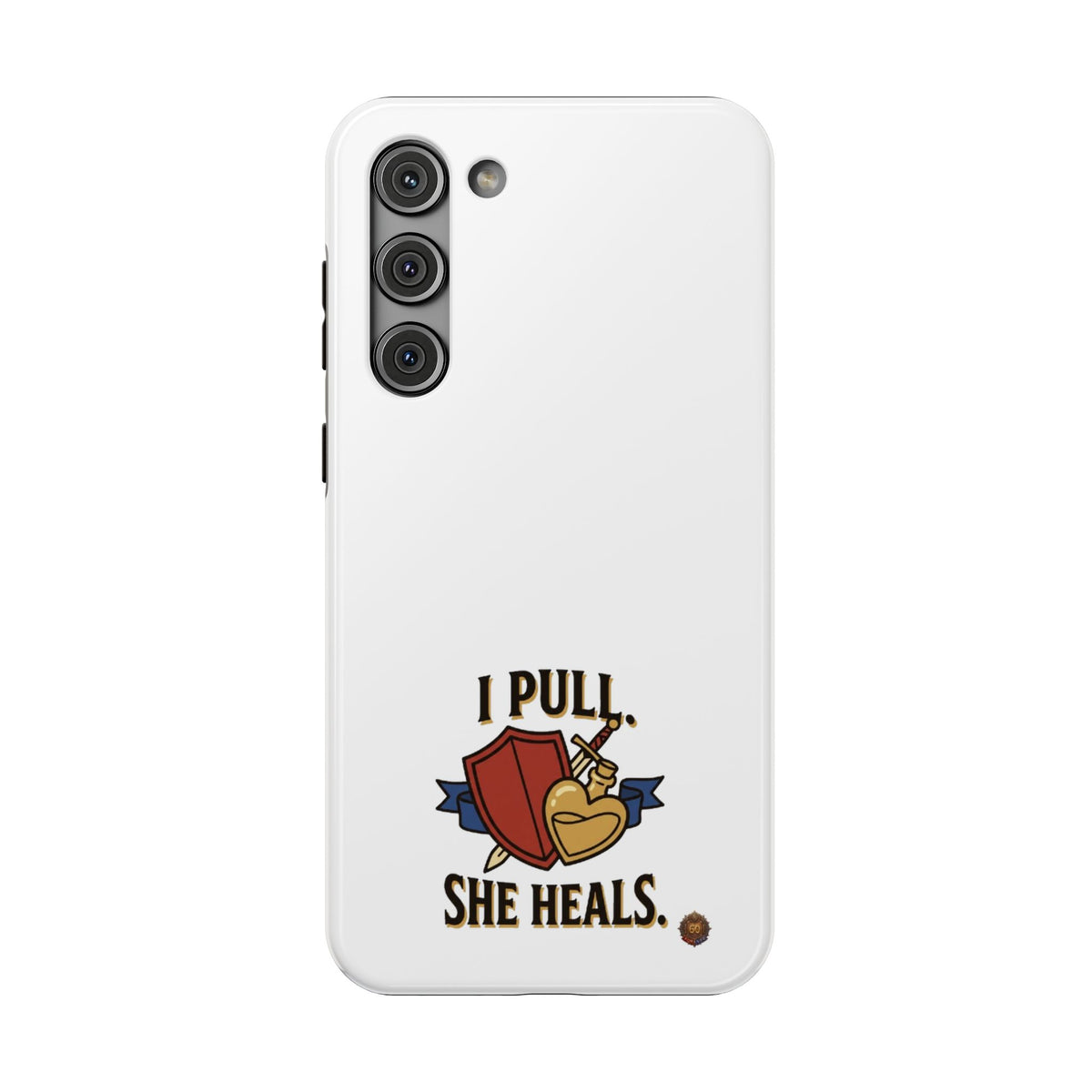 Phone Case — 'I Pull. She Heals.' Heavy-Duty Impact-Resistant Phone Case