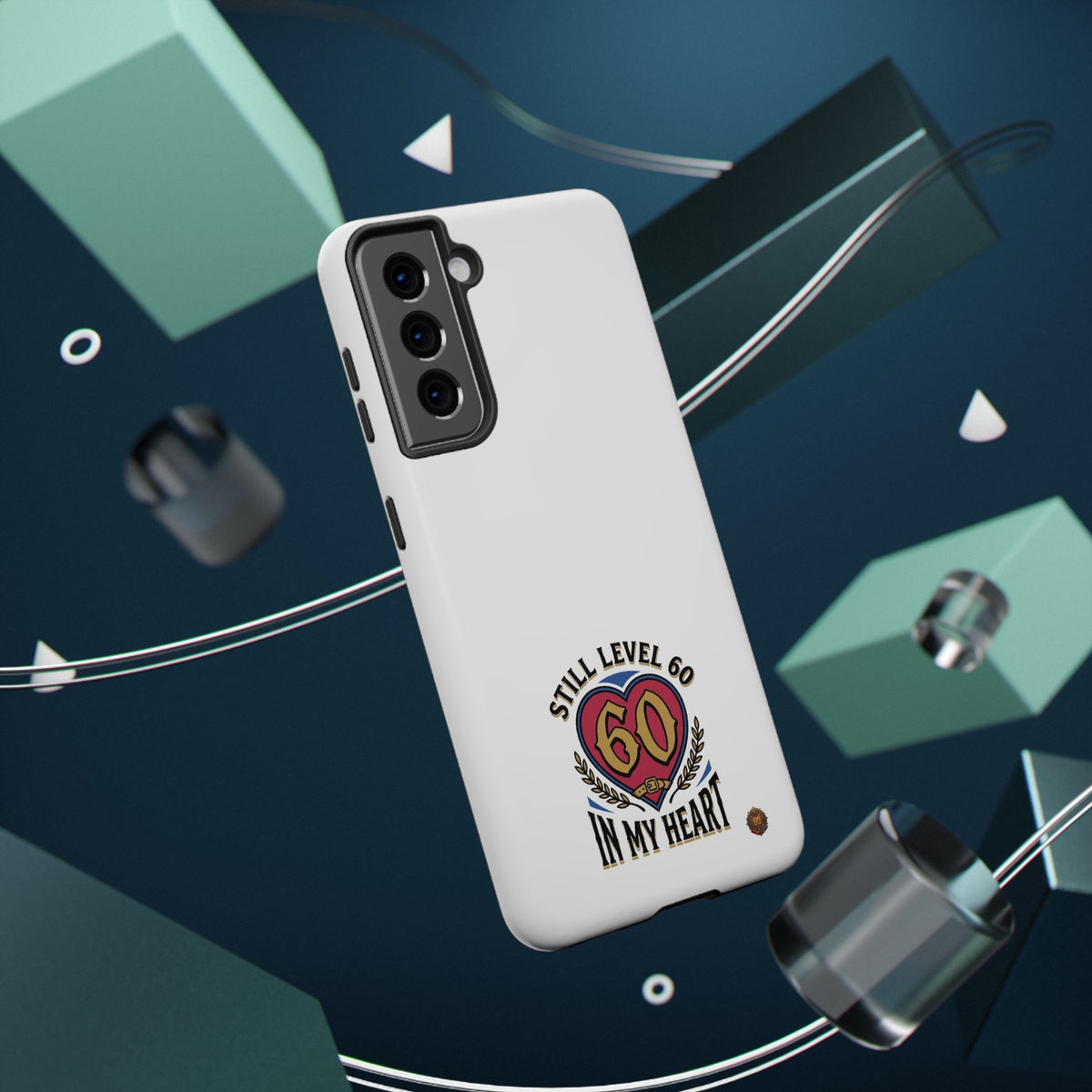 Phone Case — 'Still Level 60 In My Heart' Heavy-Duty Impact-Resistant Phone Case