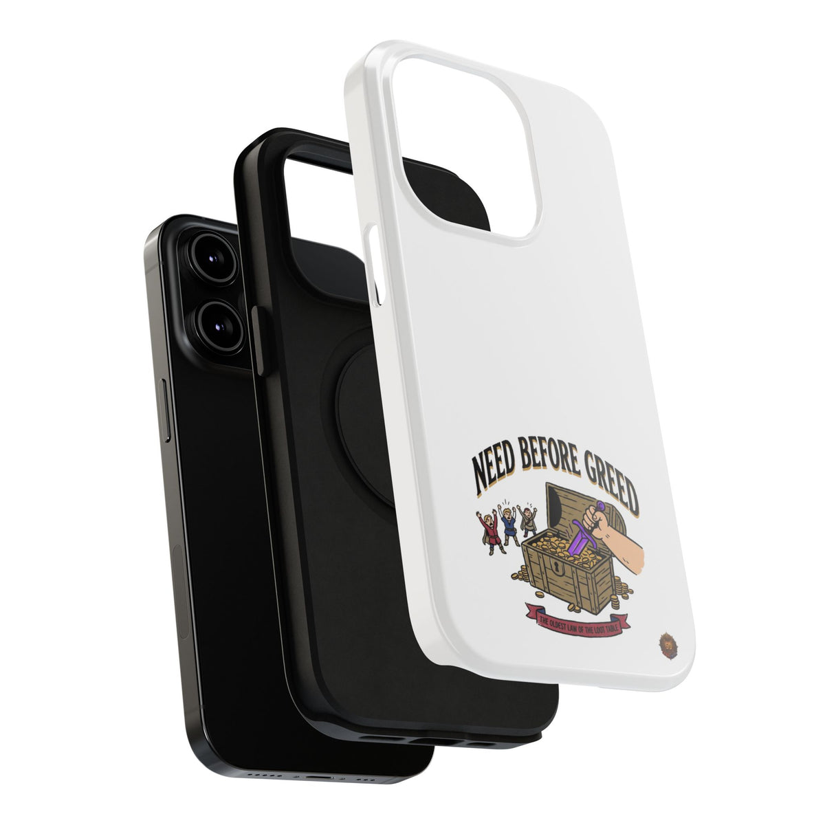 Phone Case — 'Need Before Greed' Heavy-Duty Impact-Resistant Phone Case