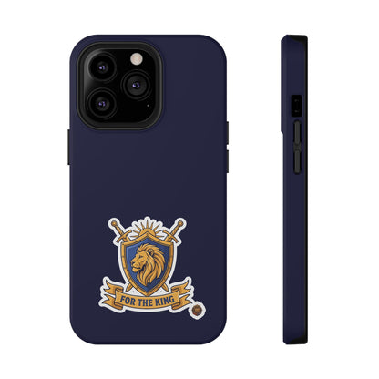 Phone Case — 'For The King Crest' Heavy-Duty Impact-Resistant Phone Case