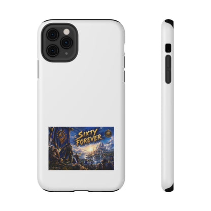 Sixty Forever – Blue Banner – Phone Case