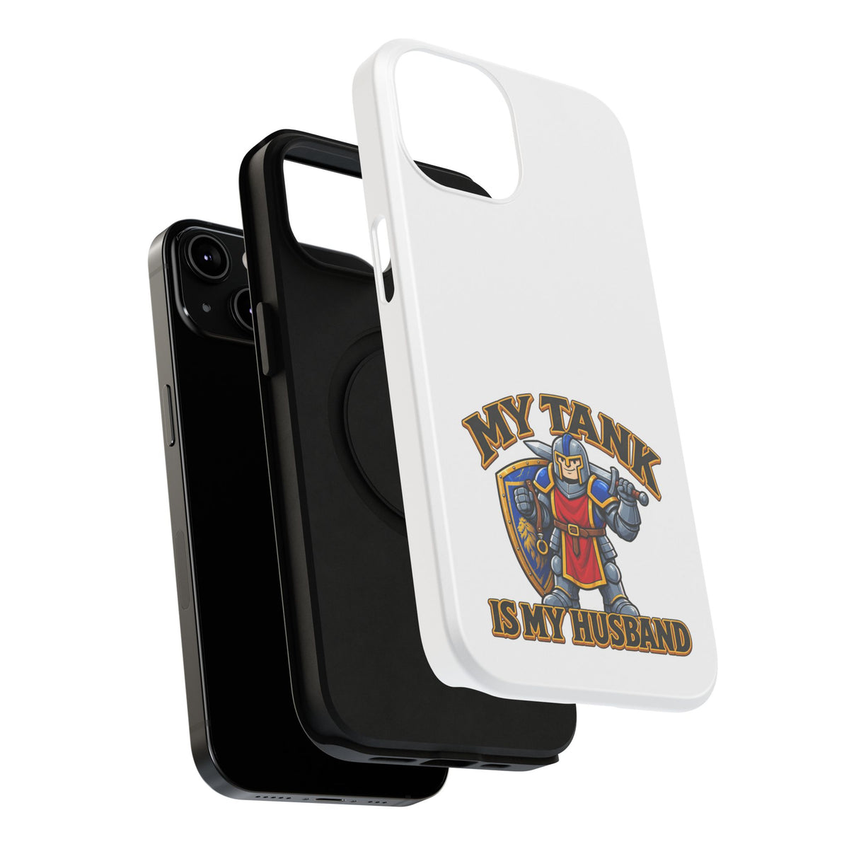 Phone Case — 'My Tank Is My Husband' Heavy-Duty Impact-Resistant Phone Case