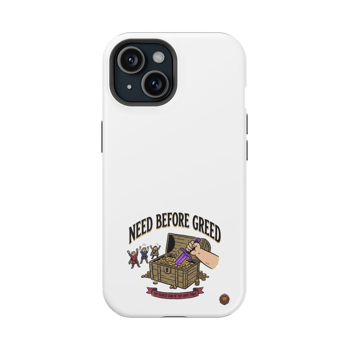 Phone Case — 'Need Before Greed' Heavy-Duty Impact-Resistant Phone Case