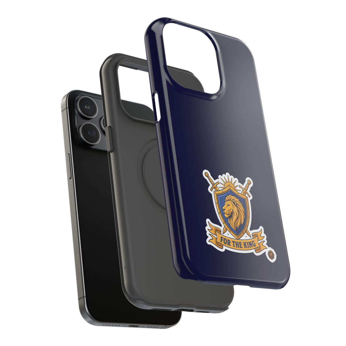 Phone Case — 'For The King Crest' Heavy-Duty Impact-Resistant Phone Case