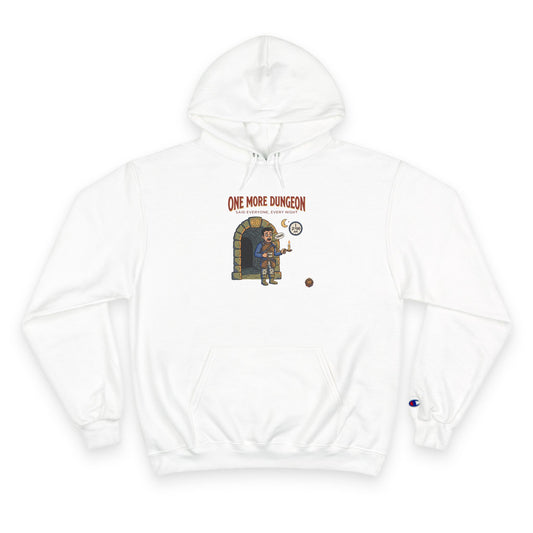 One More Dungeon Champion Hoodie — Gamer Dungeons & Dragons RPG Graphic Hoodie