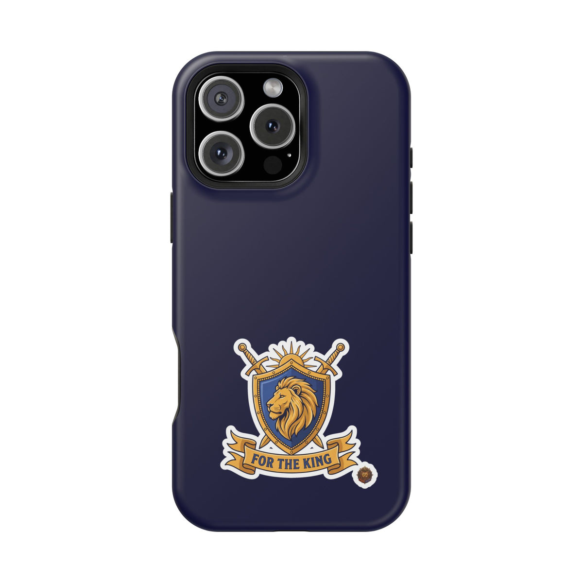Phone Case — 'For The King Crest' Heavy-Duty Impact-Resistant Phone Case