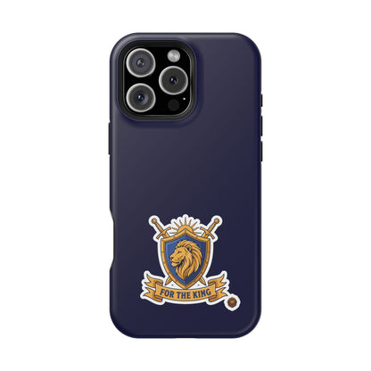 Phone Case — 'For The King Crest' Heavy-Duty Impact-Resistant Phone Case