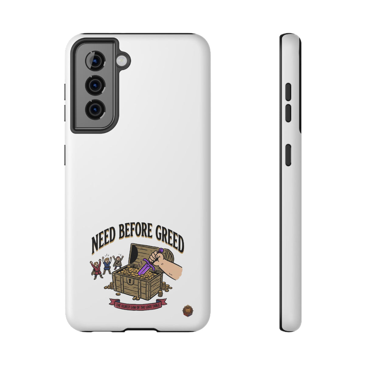 Phone Case — 'Need Before Greed' Heavy-Duty Impact-Resistant Phone Case