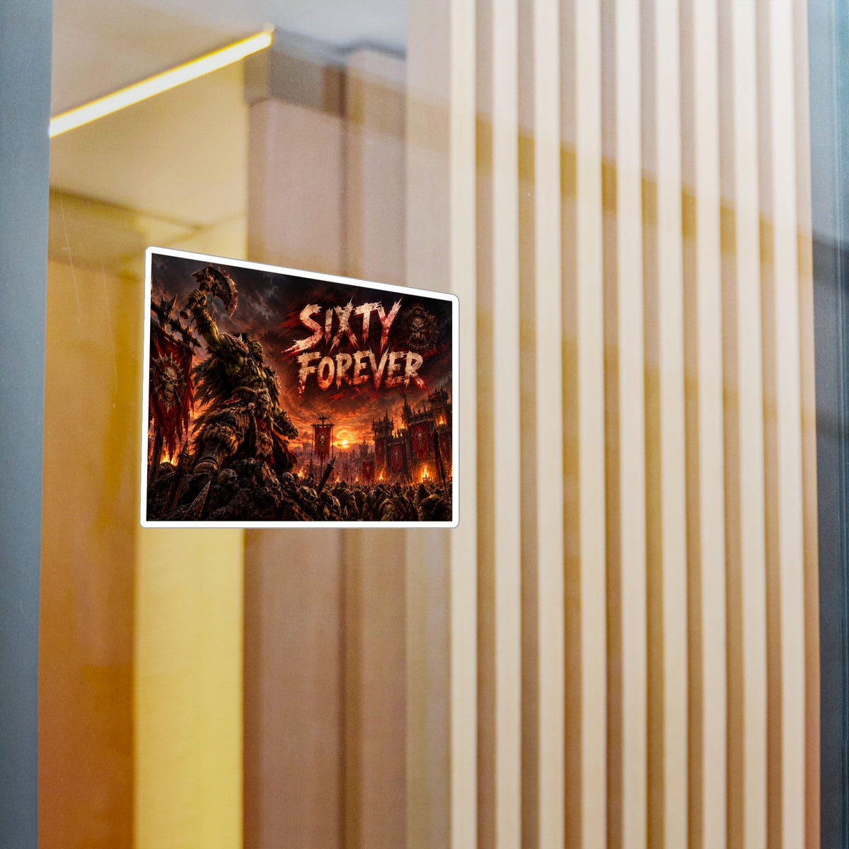 Sixty Forever – Red Fortress – Sticker