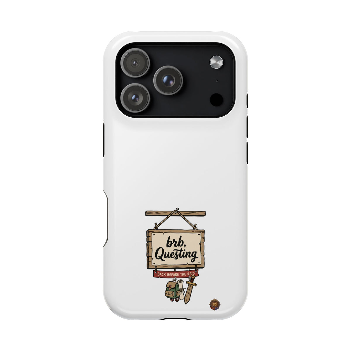 brb, Questing – Phone Case