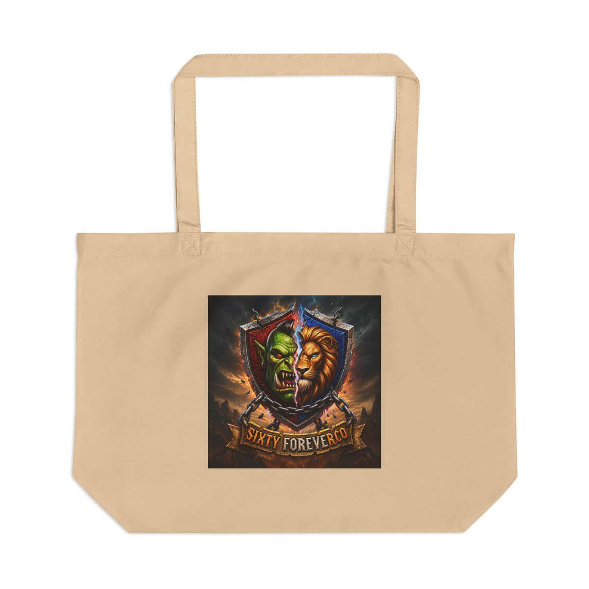 Pick Your Side – Split Shield – Tote Bag