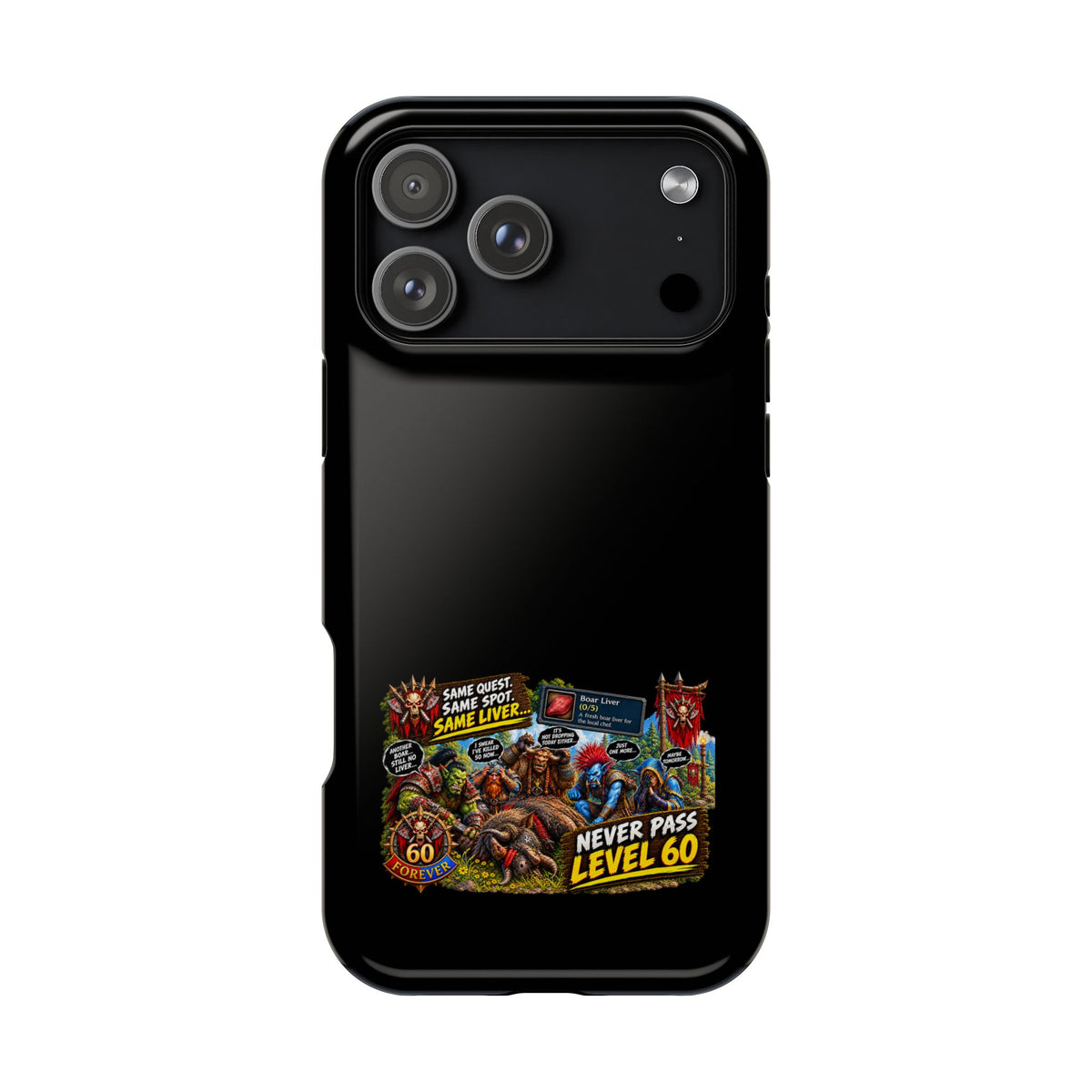 Phone Case — 'Same Quest, Same Spot' Heavy-Duty Impact-Resistant Phone Case
