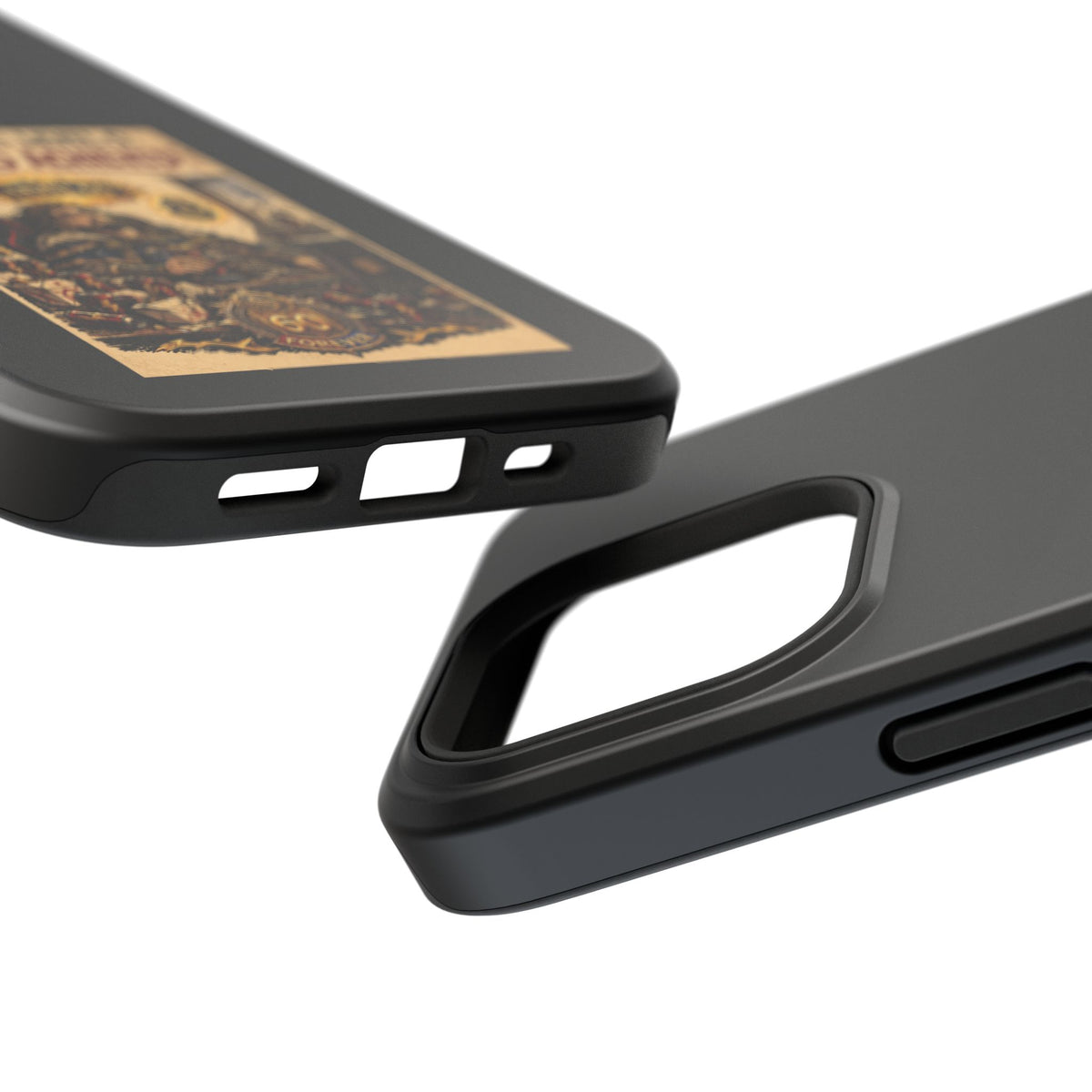 Phone Case — 'Social Life: Level 0 — Level 60 Achieved (Lion Banner)' Heavy-Duty Impact-Resistant Phone Case