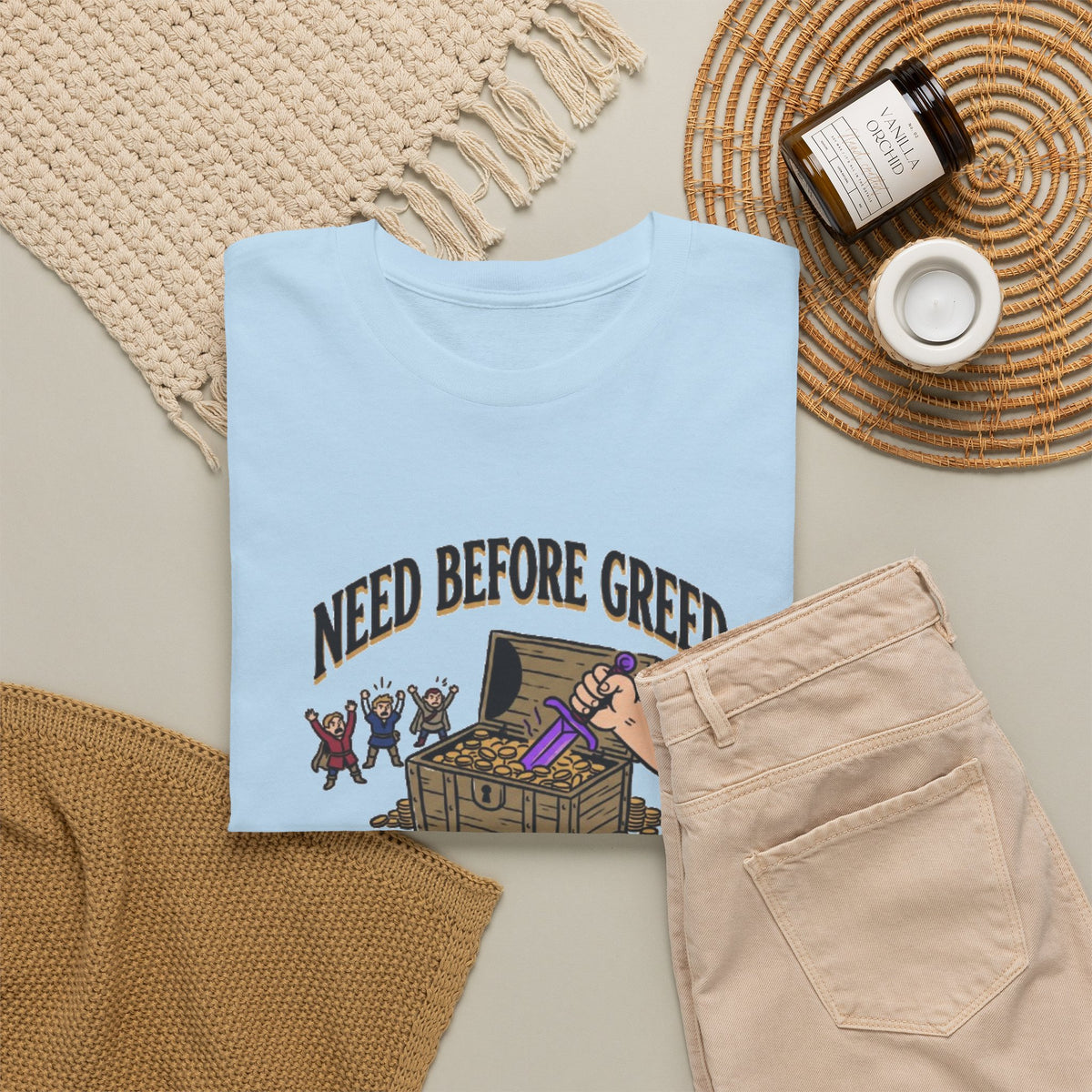 Need Before Greed – T-Shirt