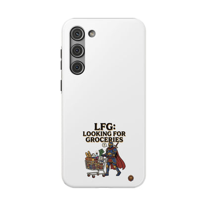 Phone Case — 'LFG: Looking for Groceries' Heavy-Duty Impact-Resistant Phone Case