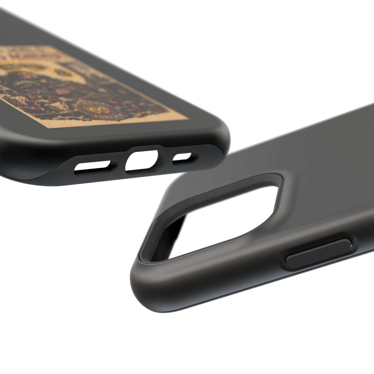 Phone Case — 'Social Life: Level 0 — Level 60 Achieved (Lion Banner)' Heavy-Duty Impact-Resistant Phone Case