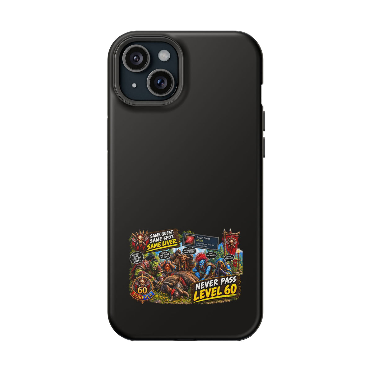Phone Case — 'Same Quest, Same Spot' Heavy-Duty Impact-Resistant Phone Case
