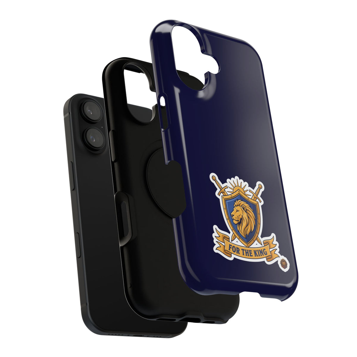 Phone Case — 'For The King Crest' Heavy-Duty Impact-Resistant Phone Case