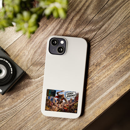 Slim Phone Case — 'Leeroy Jenkins!' Gaming Meme Design