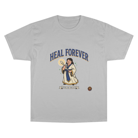 Heal Forever T-Shirt — Retro Saint Healing Graphic Tee
