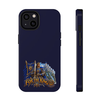 Phone Case — 'For The King' Banner Heavy-Duty Impact-Resistant Phone Case