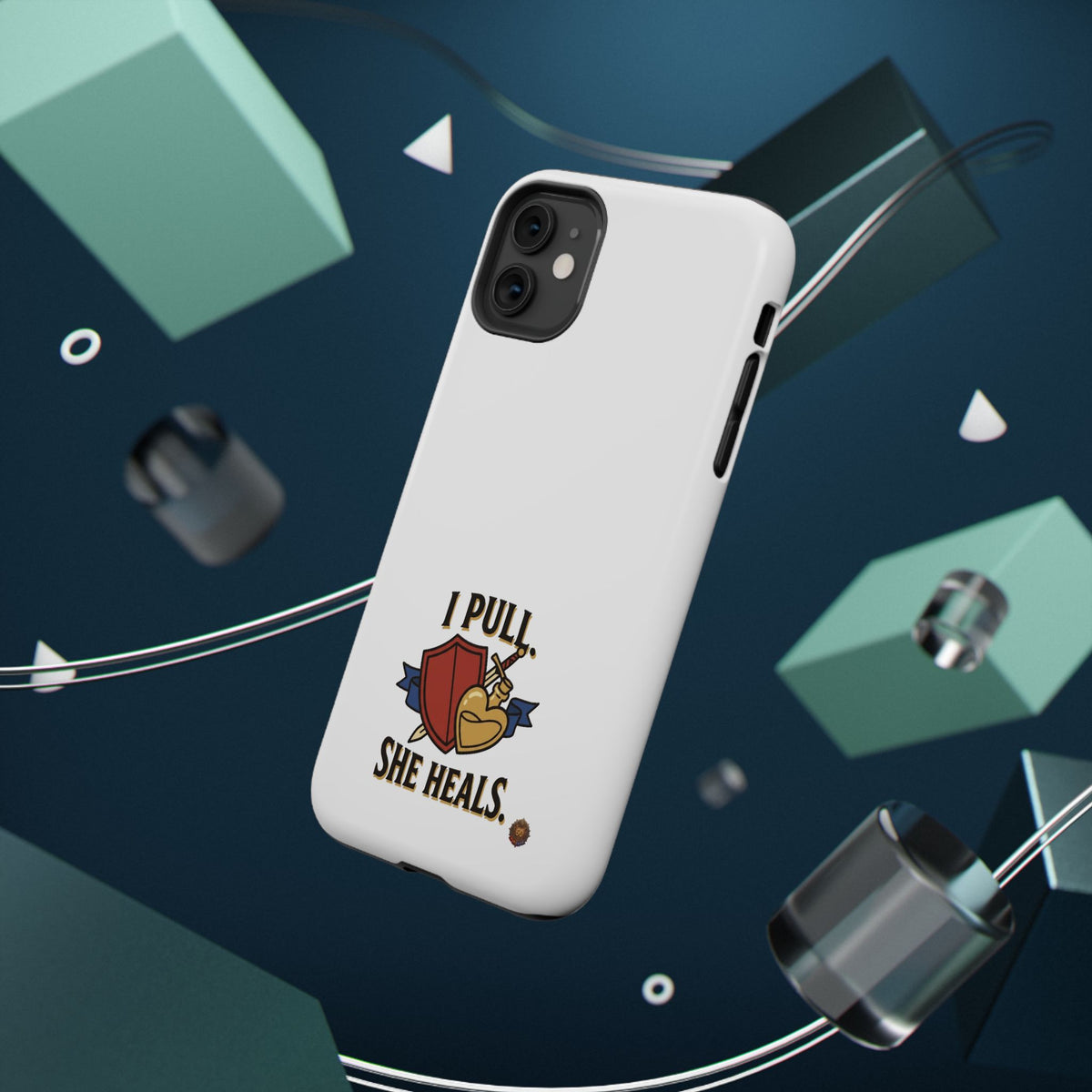 Phone Case — 'I Pull. She Heals.' Heavy-Duty Impact-Resistant Phone Case