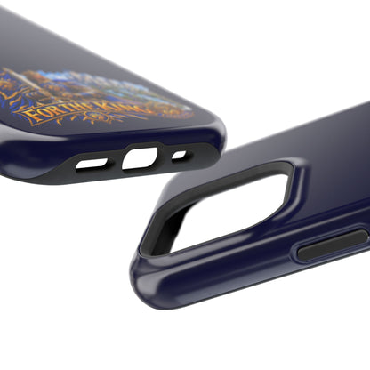 Phone Case — 'For The King' Banner Heavy-Duty Impact-Resistant Phone Case