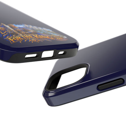Phone Case — 'For The King' Banner Heavy-Duty Impact-Resistant Phone Case
