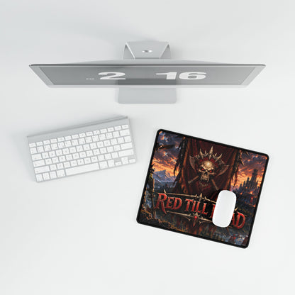 Red Till Dead – Desk Mat