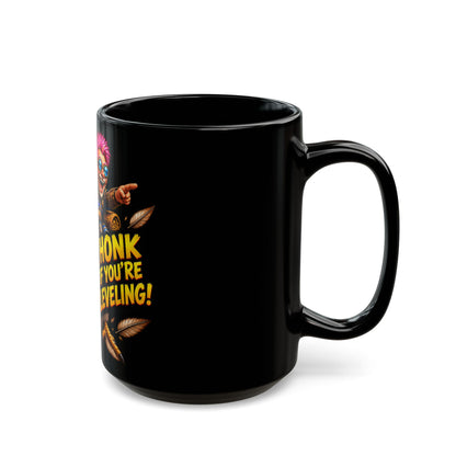 Honk If You're Leveling! – Black Mug (11oz & 15oz)