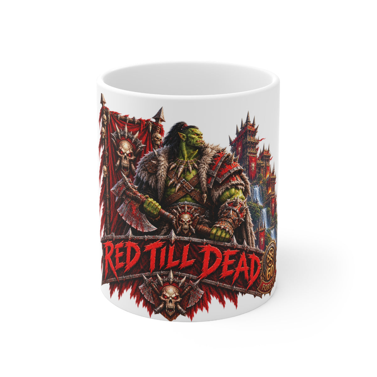 Red Till Dead – White Mug (11oz)