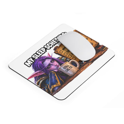 My Sleep Schedule – Mouse Pad | Sixty Forever Co.